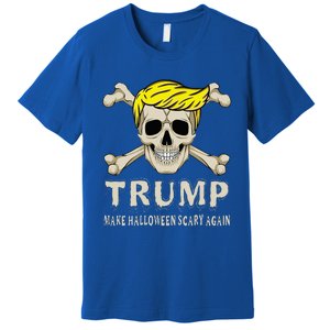 Skeleton Trump Make Halloween Scary Again America Great 24 Premium T-Shirt