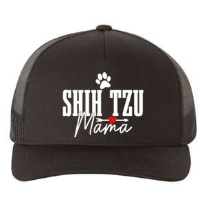 Shih Tzu Mom Shih Tzu Mama Funny Cute Dog Yupoong Adult 5-Panel Trucker Hat