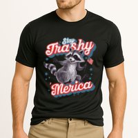 Stay Trashy ‘Merica Unhinged Funny Raccoon 4th Of July Performance Shirt