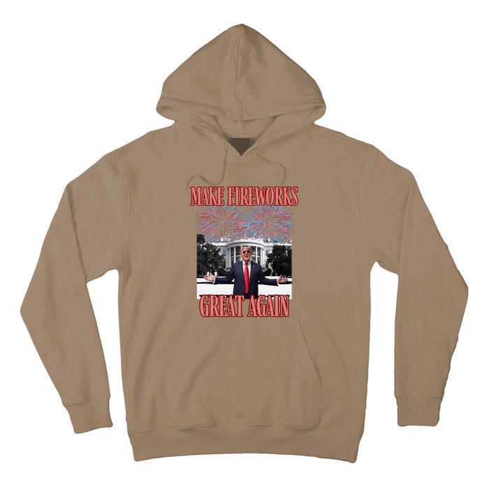 Sarcastic Trump Make Fireworks Great Again New Year Eve 4th Hoodie