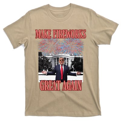 Sarcastic Trump Make Fireworks Great Again New Year Eve 4th T-Shirt