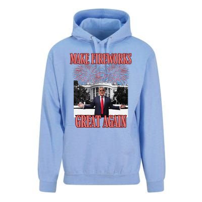 Sarcastic Trump Make Fireworks Great Again New Year Eve 4th Unisex Surf Hoodie