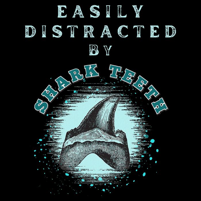 Shark Tooth Megalodon Fossil Finder Gift 7-Panel Snapback Hat