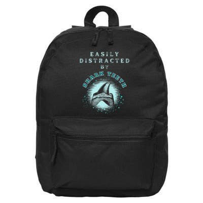 Shark Tooth Megalodon Fossil Finder Gift 16 in Basic Backpack