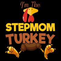 Stepmom Turkey Matching Family Group Thanksgiving Gifts  16 in Basic Backpack