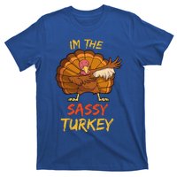 Sassy Turkey Matching Family Group Thanksgiving Party Pajama T-Shirt