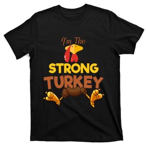 Strong Turkey Matching Family Group Thanksgiving Gifts  T-Shirt