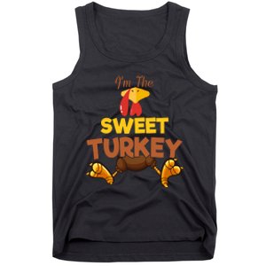 Sweet Turkey Matching Family Group Thanksgiving Gifts  Tank Top