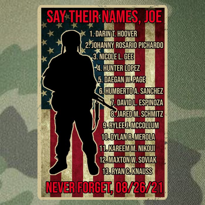 Say Their Names Joe Of 13 Fallen Soldiers Tribute Legacy Tie Dye Trucker Hat