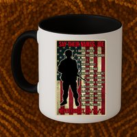 Say Their Names Joe Of 13 Fallen Soldiers Tribute Mug