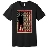 Say Their Names Joe Of 13 Fallen Soldiers Tribute Premium T-Shirt