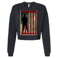 Say Their Names Joe Of 13 Fallen Soldiers Tribute Cropped Pullover Crew