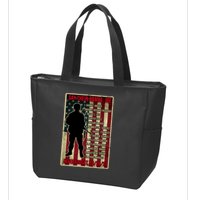 Say Their Names Joe Of 13 Fallen Soldiers Tribute Zip Tote Bag