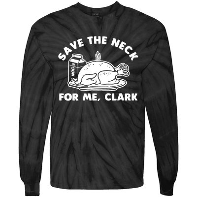 Save The Neck For Me Clark Tie-Dye Long Sleeve Shirt