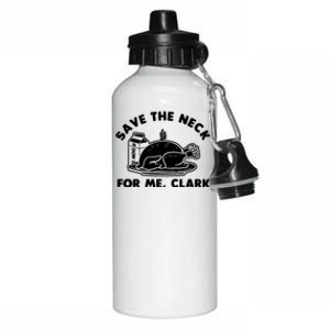 Save The Neck For Me Clark Aluminum Water Bottle