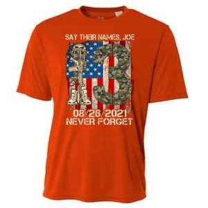 Say Their Names Joe 082621 Never Forget Cooling Performance Crew T-Shirt