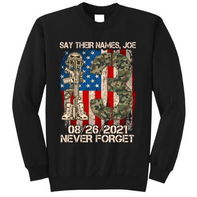 Say Their Names Joe 082621 Never Forget Sweatshirt