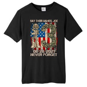 Say Their Names Joe 082621 Never Forget Tall Fusion ChromaSoft Performance T-Shirt