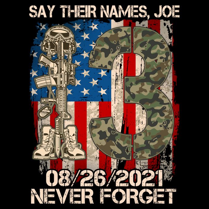 Say Their Names Joe 082621 Never Forget Bucket Hat