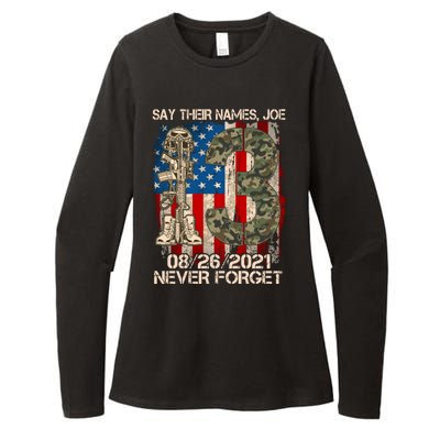 Say Their Names Joe 082621 Never Forget Womens CVC Long Sleeve Shirt