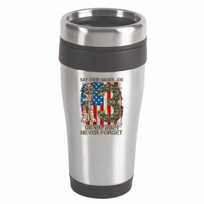 Say Their Names Joe 082621 Never Forget 16oz Travel Tumbler