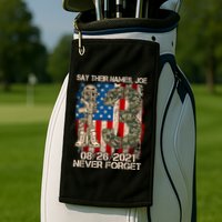 Say Their Names Joe 082621 Never Forget Golf Towel