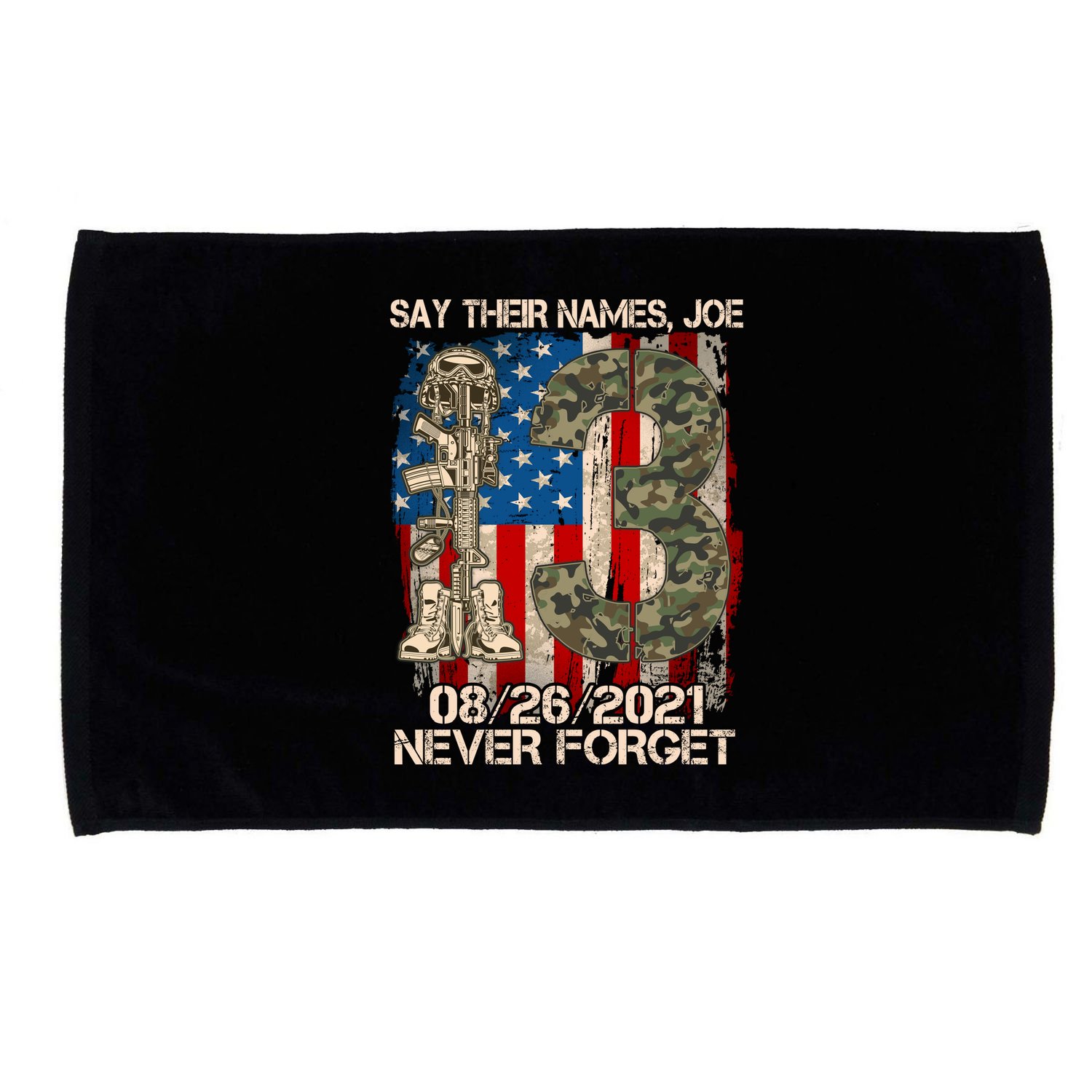 Say Their Names Joe 082621 Never Forget Microfiber Hand Towel