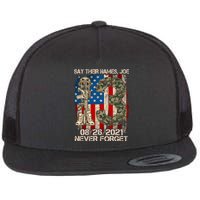 Say Their Names Joe 082621 Never Forget Flat Bill Trucker Hat