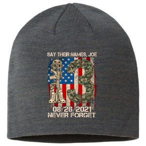 Say Their Names Joe 082621 Never Forget Sustainable Beanie