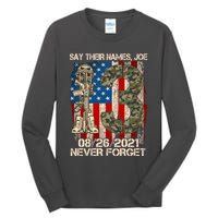 Say Their Names Joe 082621 Never Forget Tall Long Sleeve T-Shirt