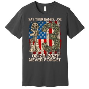 Say Their Names Joe 082621 Never Forget Premium T-Shirt