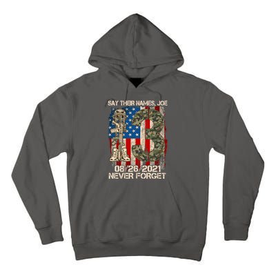 Say Their Names Joe 082621 Never Forget Tall Hoodie