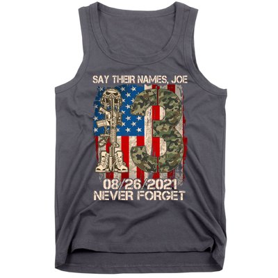 Say Their Names Joe 082621 Never Forget Tank Top