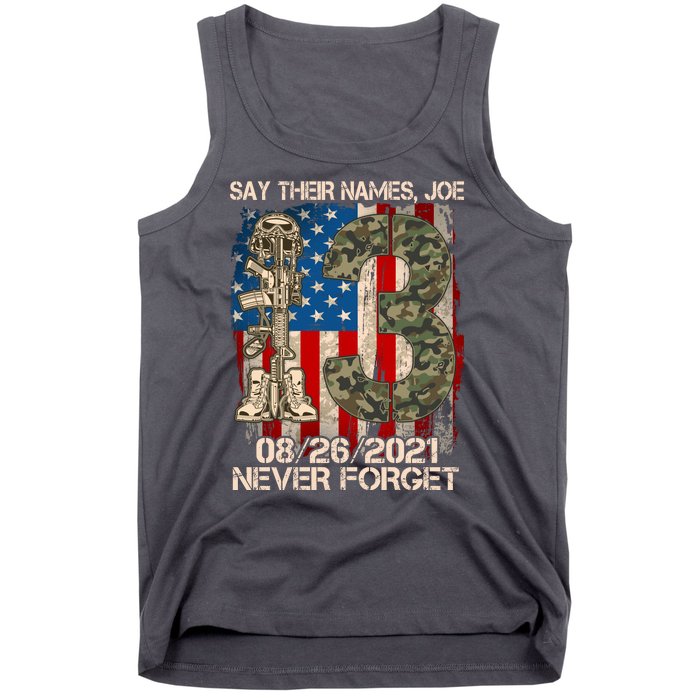 Say Their Names Joe 082621 Never Forget Tank Top