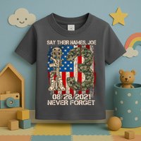 Say Their Names Joe 082621 Never Forget Toddler T-Shirt