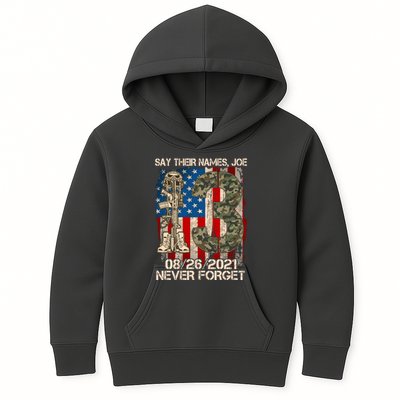 Say Their Names Joe 082621 Never Forget Kids Hoodie