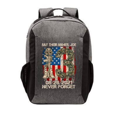 Say Their Names Joe 082621 Never Forget Vector Backpack