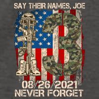 Say Their Names Joe 082621 Never Forget Vector Backpack