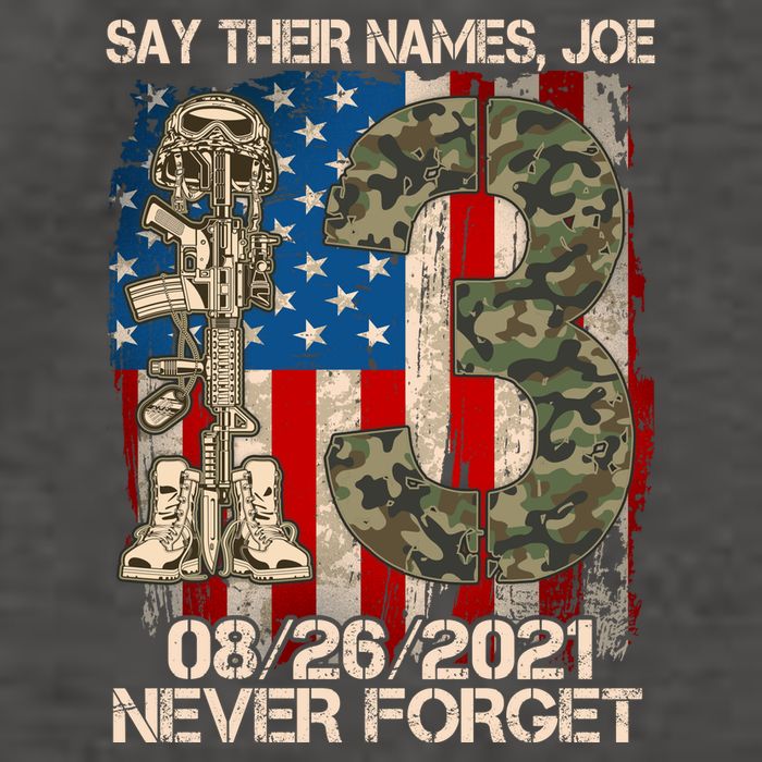 Say Their Names Joe 082621 Never Forget Vector Backpack