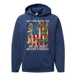 Say Their Names Joe 082621 Never Forget Performance Fleece Hoodie