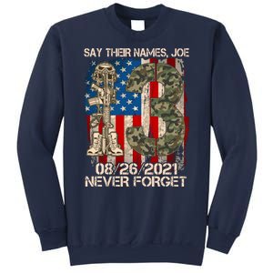 Say Their Names Joe 082621 Never Forget Sweatshirt