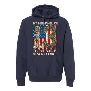 Say Their Names Joe 082621 Never Forget Premium Hoodie