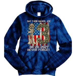 Say Their Names Joe 082621 Never Forget Tie Dye Hoodie