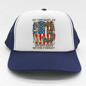 Say Their Names Joe 082621 Never Forget Trucker Hat