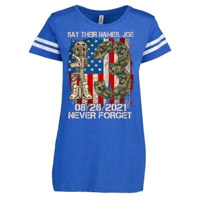 Say Their Names Joe 082621 Never Forget Enza Ladies Jersey Football T-Shirt