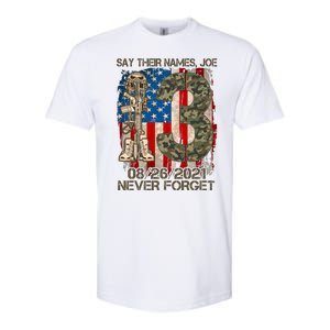 Say Their Names Joe 082621 Never Forget Softstyle CVC T-Shirt