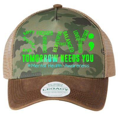 Stay Tomorrow Needs You Mental Health Matters Awareness Legacy Tie Dye Trucker Hat