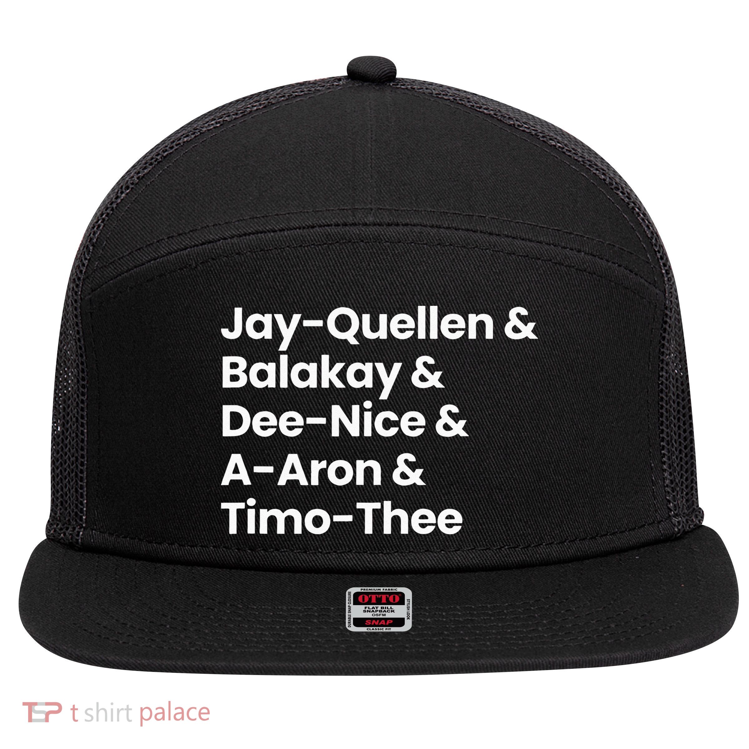 SUBSTITUTE TEACHER NAMES 7 Panel Mesh Trucker Snapback Hat
