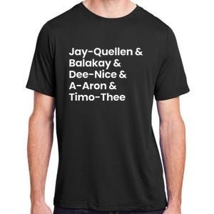 SUBSTITUTE TEACHER NAMES Adult ChromaSoft Performance T-Shirt