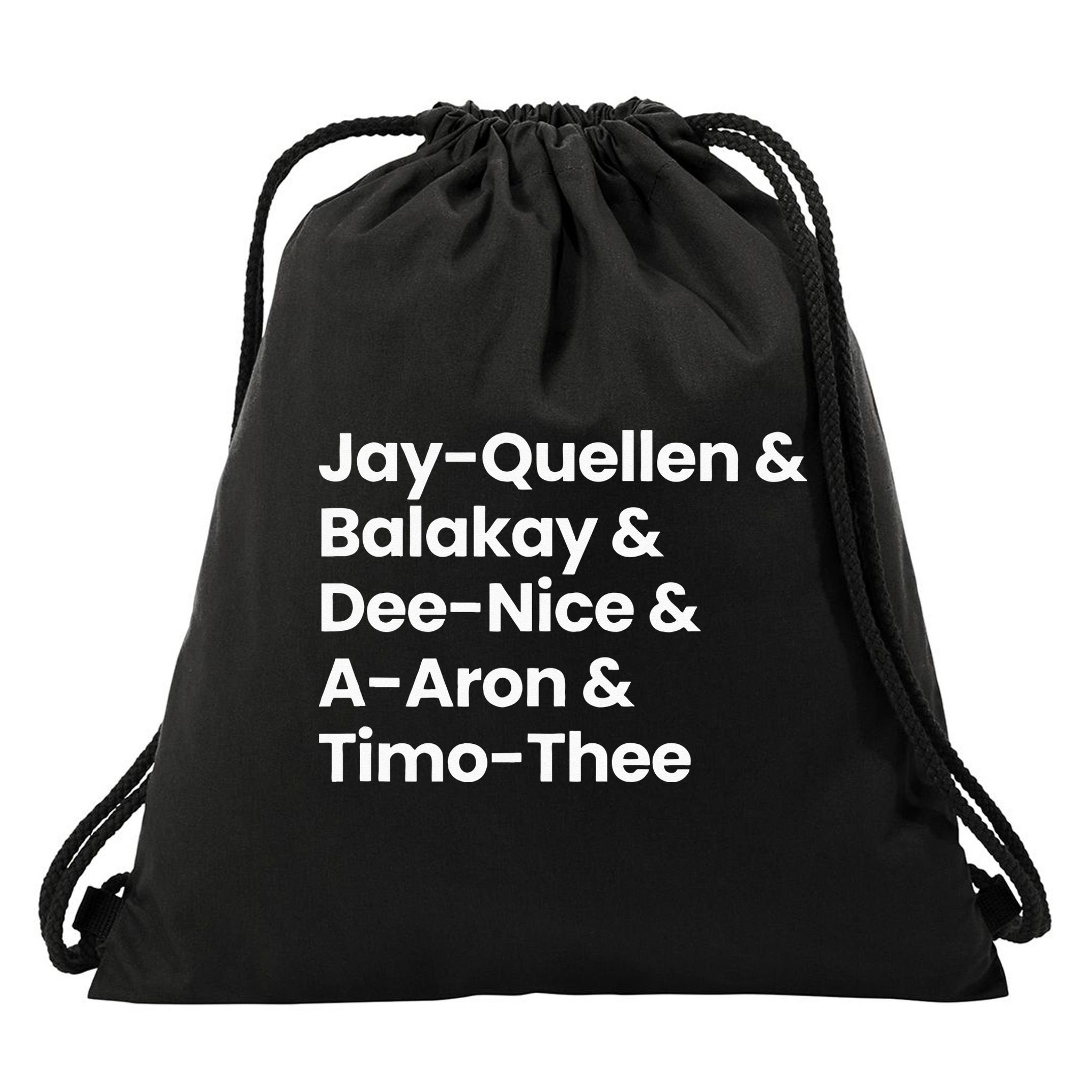 SUBSTITUTE TEACHER NAMES Drawstring Bag